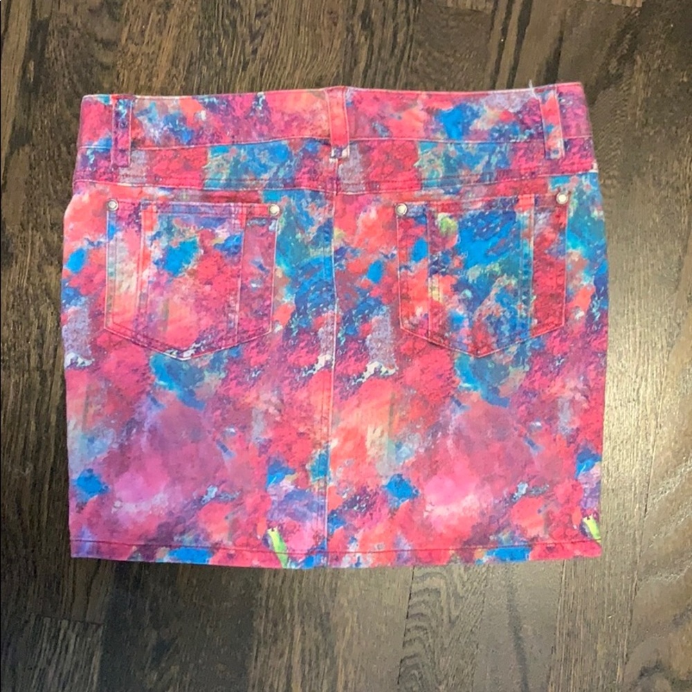 Multicolored Alice & Olivia mini skirt